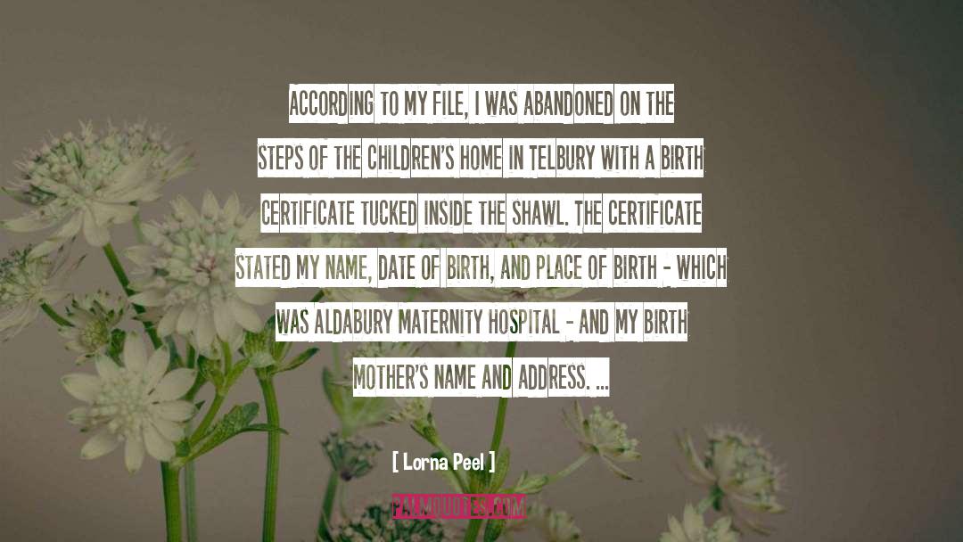 Birth Mother quotes by Lorna Peel
