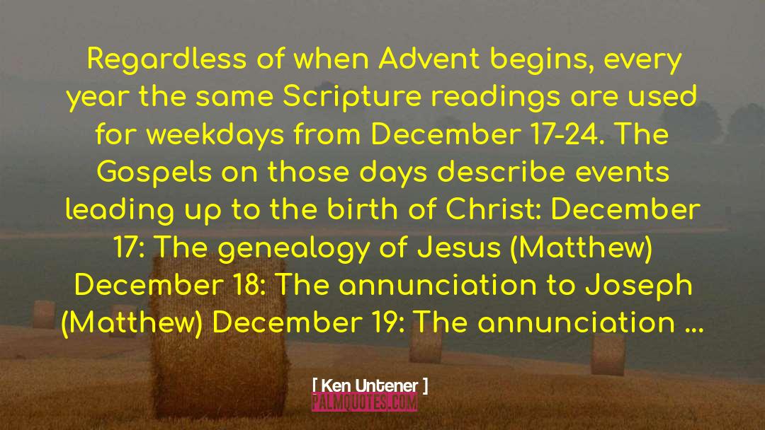 Birth Of Christ quotes by Ken Untener