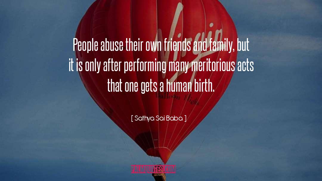 Birth Totem quotes by Sathya Sai Baba