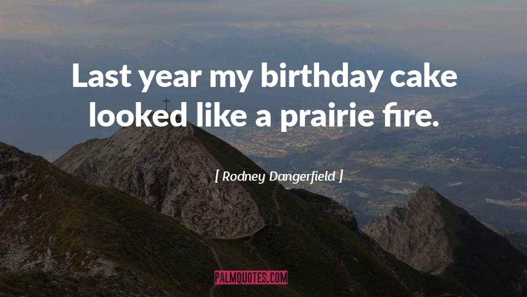 Birthday Cake quotes by Rodney Dangerfield