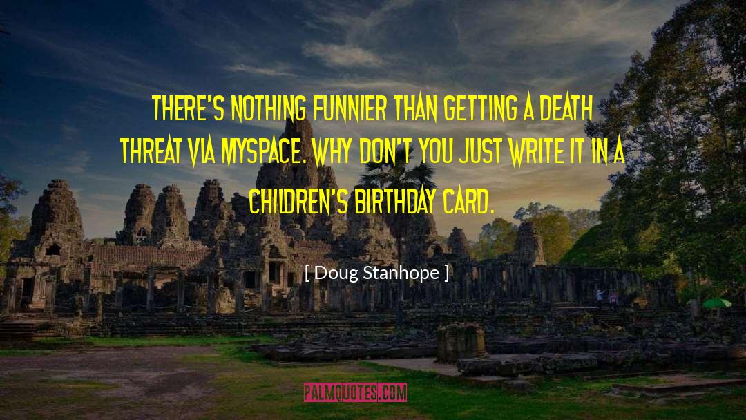 Birthday Card quotes by Doug Stanhope