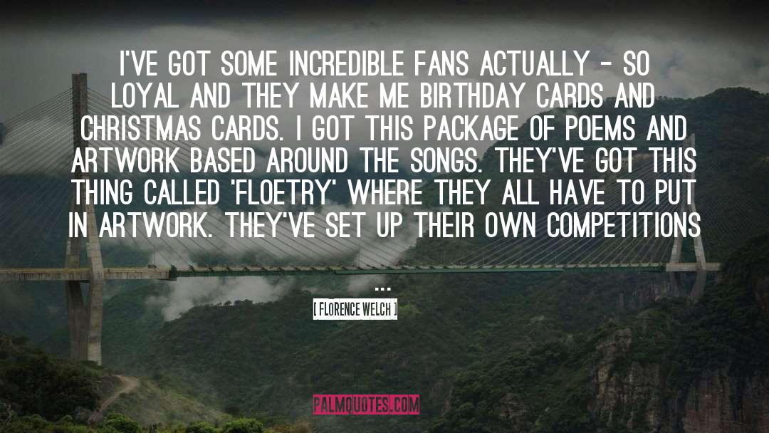 Birthday Parties quotes by Florence Welch