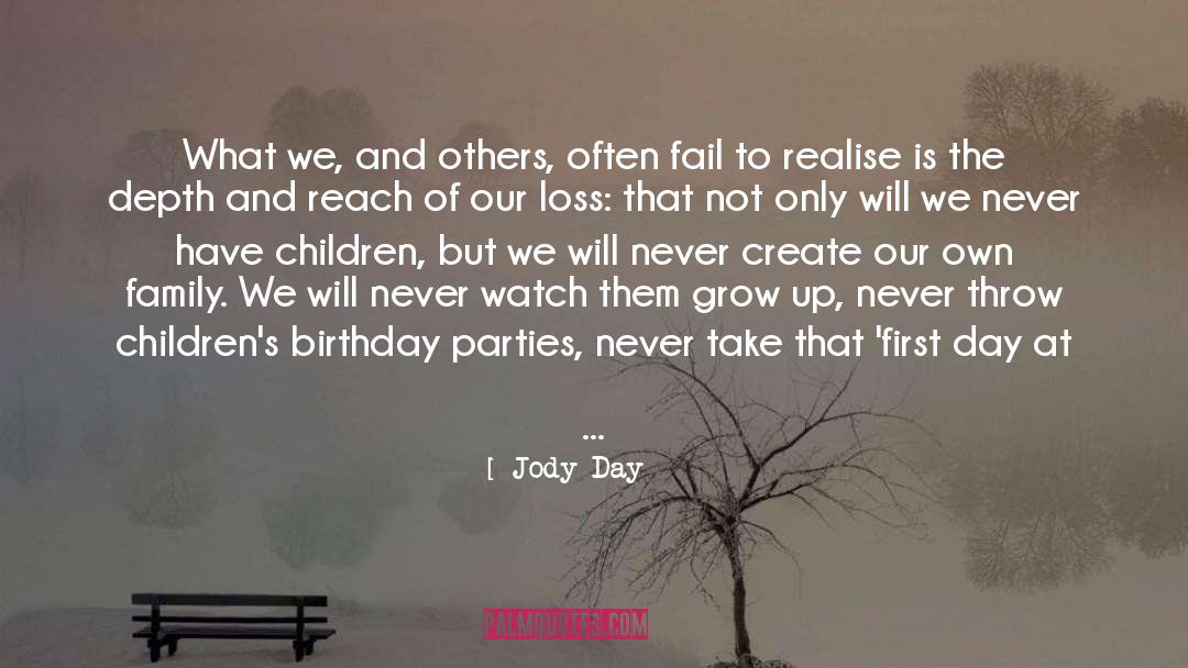 Birthday Parties quotes by Jody Day