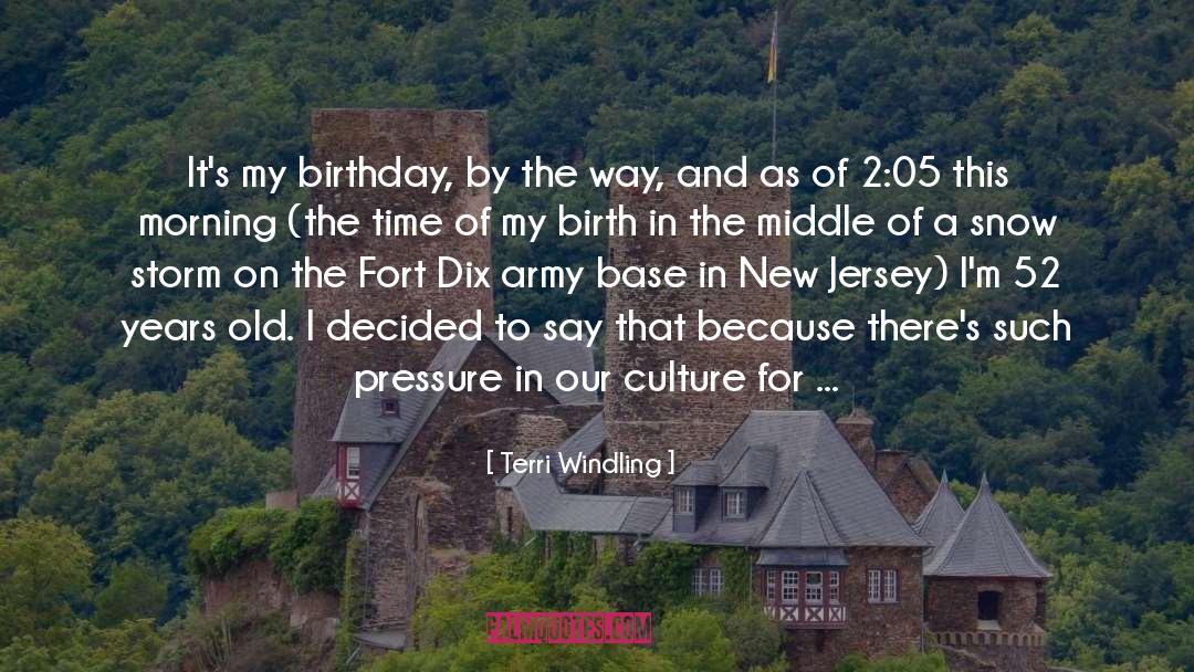 Birthday quotes by Terri Windling