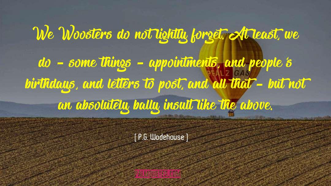 Birthdays And Aging quotes by P.G. Wodehouse
