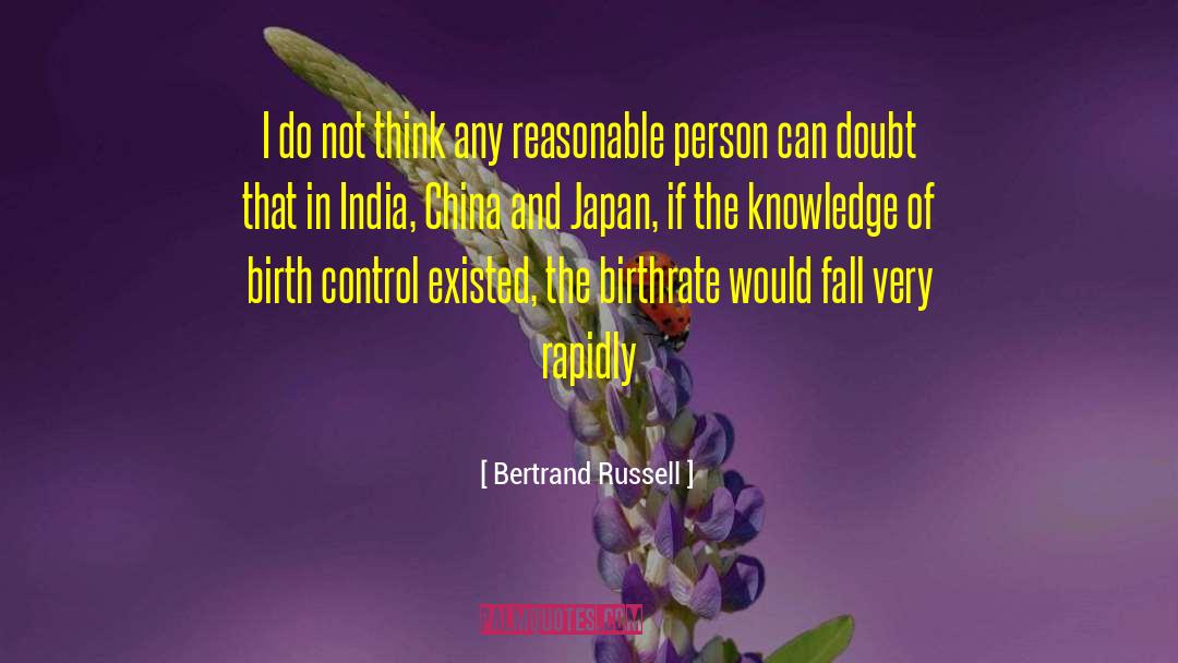 Birthrate quotes by Bertrand Russell