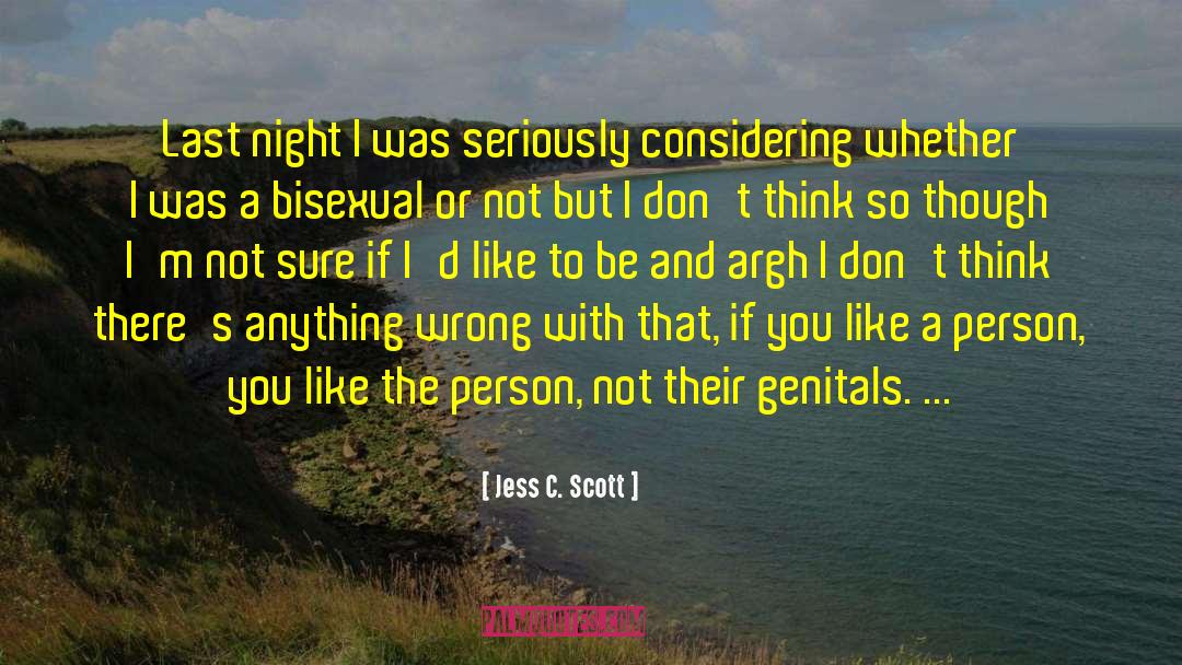 Bisexual quotes by Jess C. Scott