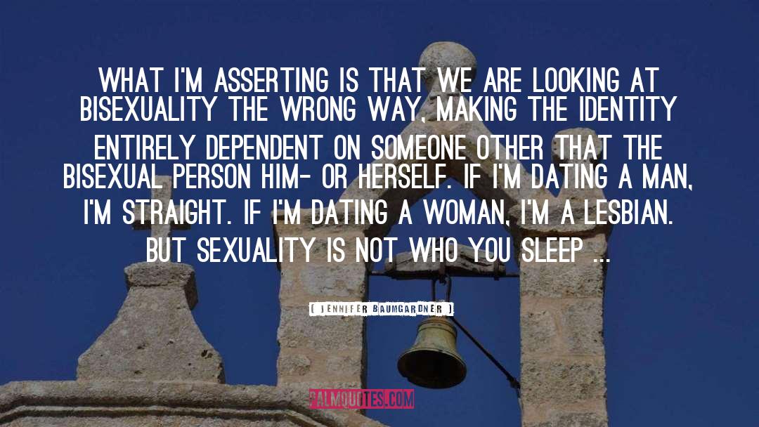 Bisexuality quotes by Jennifer Baumgardner