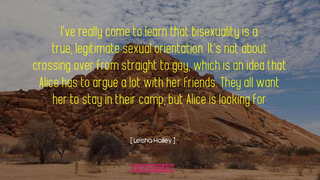 Bisexuality quotes by Leisha Hailey