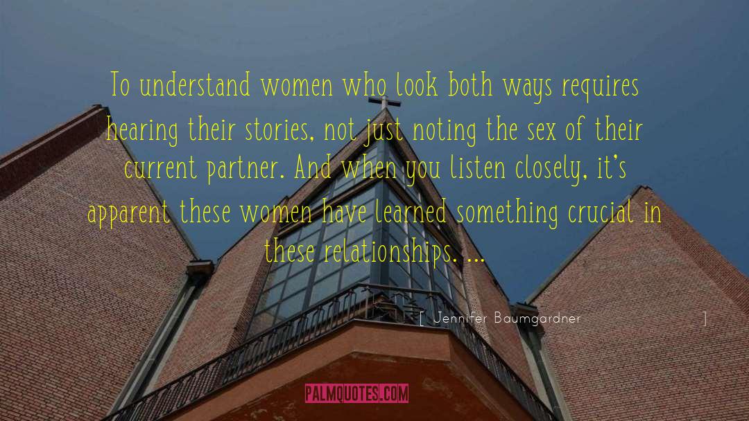 Bisexuality quotes by Jennifer Baumgardner