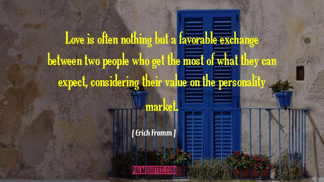 Bisher Market quotes by Erich Fromm