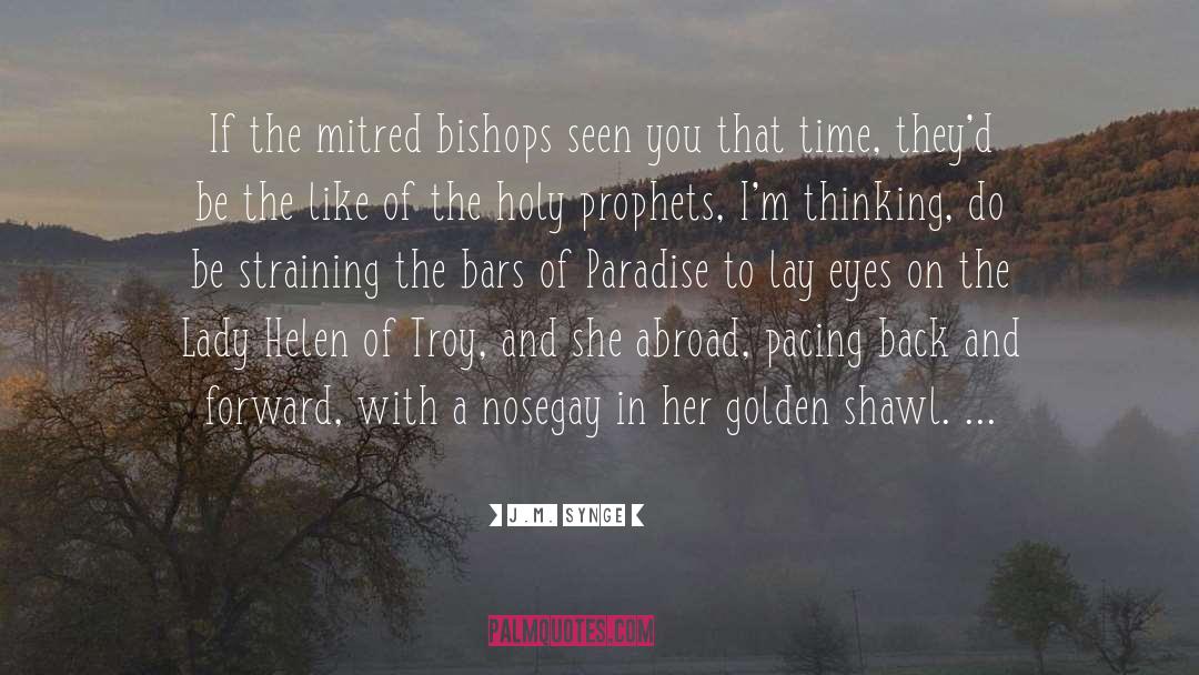 Bishops quotes by J.M. Synge