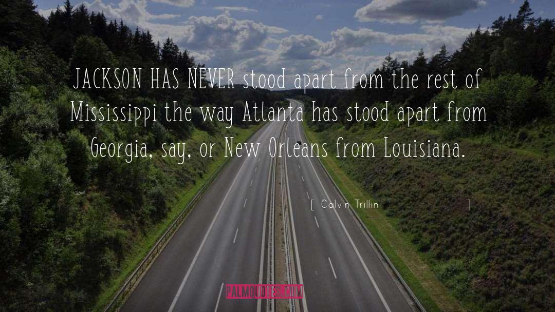 Bisland Louisiana quotes by Calvin Trillin