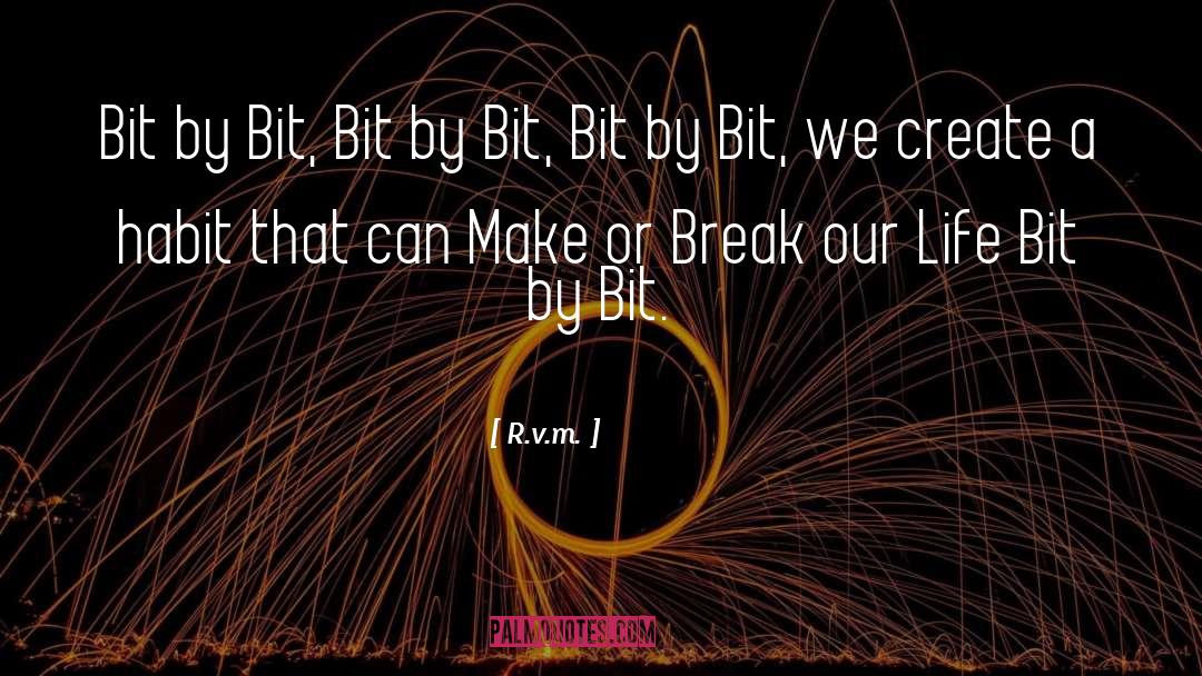 Bit By Bit quotes by R.v.m.