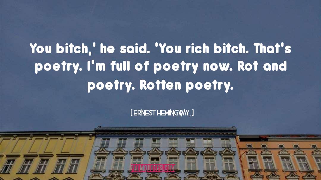 Bitch quotes by Ernest Hemingway,