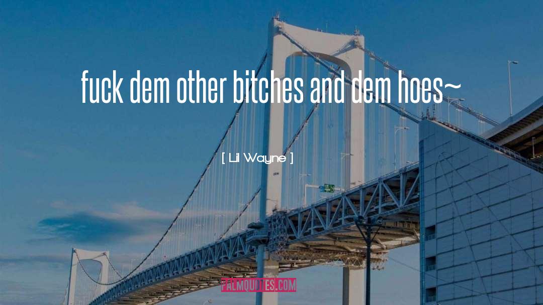 Bitches quotes by Lil Wayne