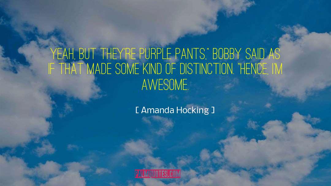 Bitchy But Awesome quotes by Amanda Hocking