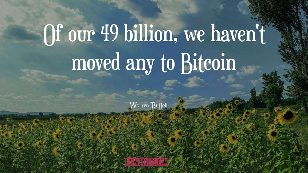 Bitcoin quotes by Warren Buffett