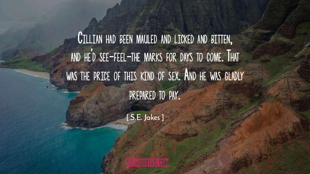 Bitten quotes by S.E. Jakes