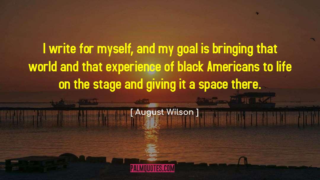 Black Americans quotes by August Wilson