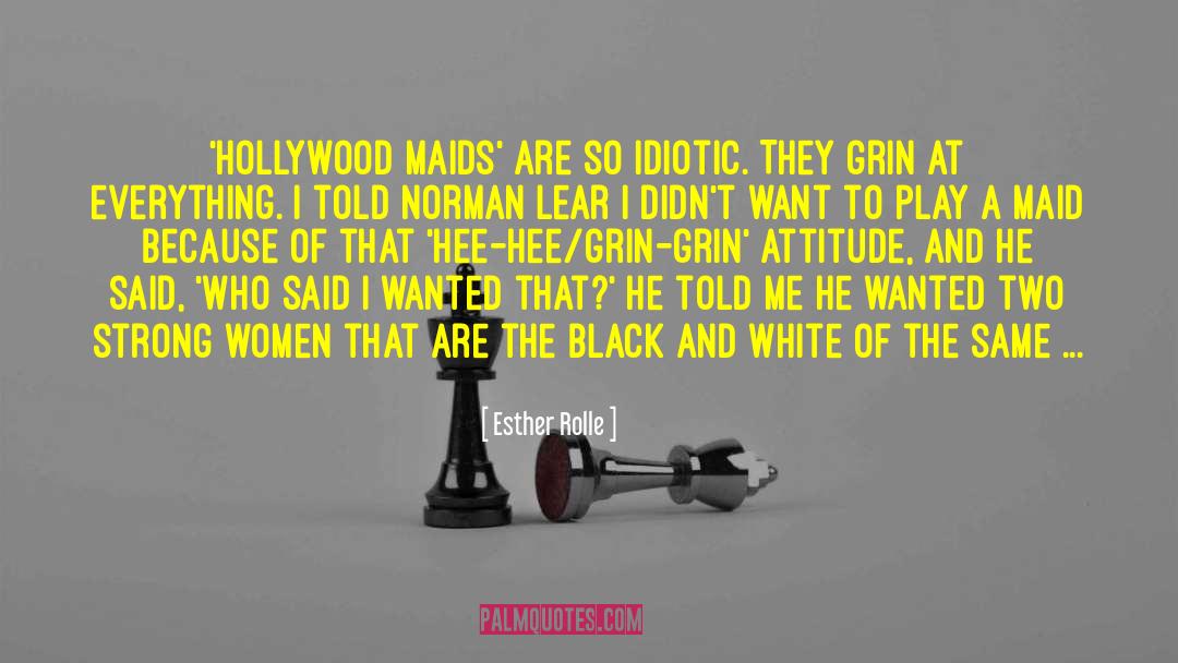 Black And White Filters quotes by Esther Rolle