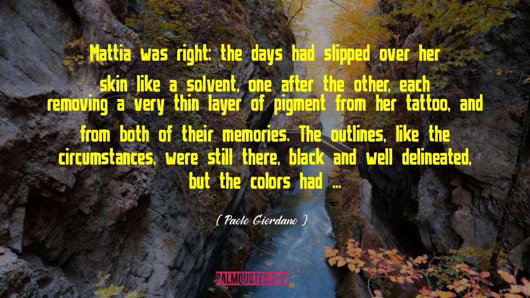 Black Author quotes by Paolo Giordano