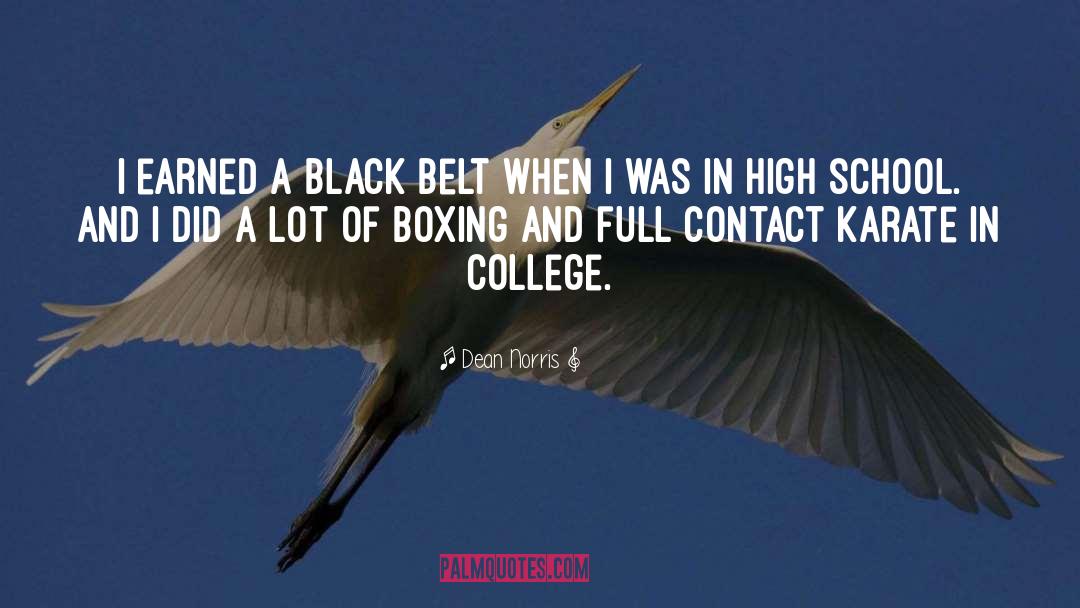 Black Belt Books quotes by Dean Norris