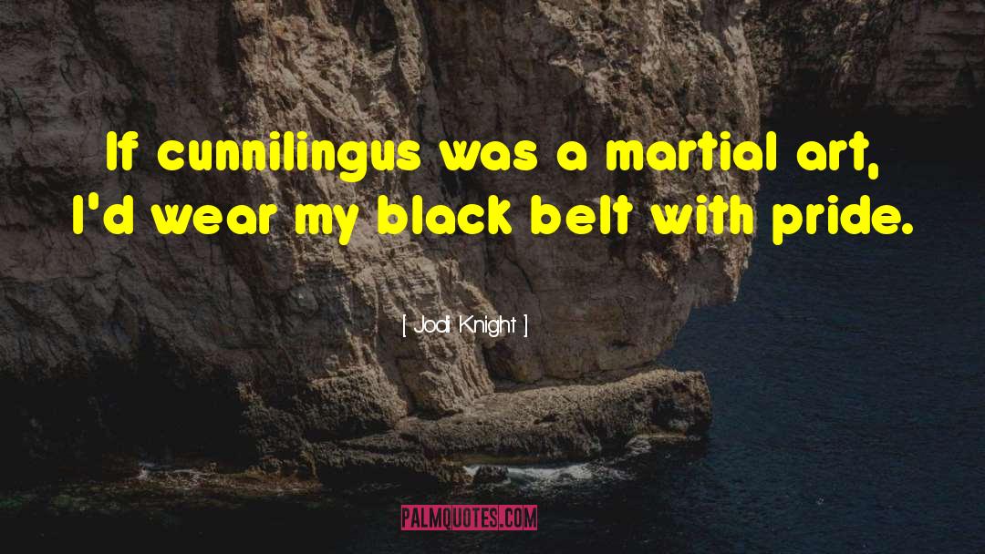 Black Belt quotes by Jodi Knight