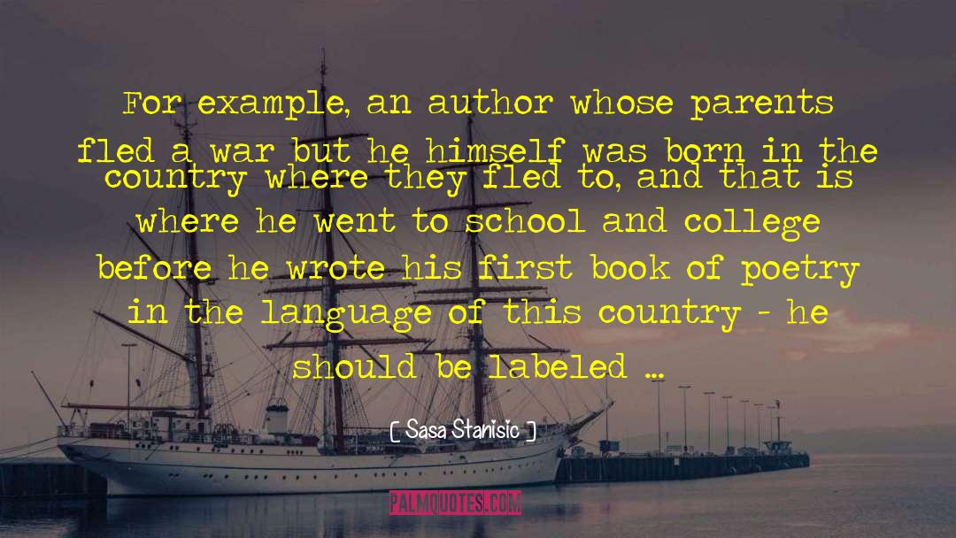 Black Book Author quotes by Sasa Stanisic