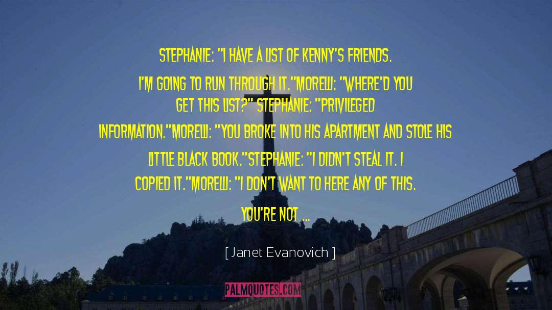 Black Book quotes by Janet Evanovich