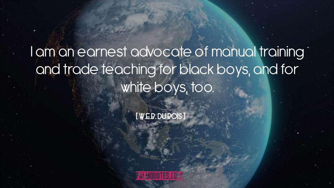 Black Boys quotes by W.E.B. Du Bois