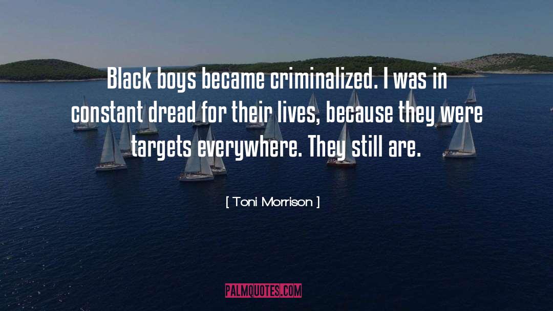 Black Boys quotes by Toni Morrison