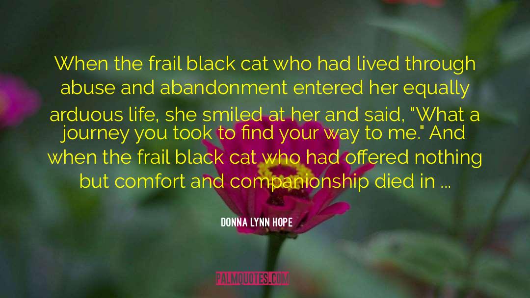 Black Cat quotes by Donna Lynn Hope