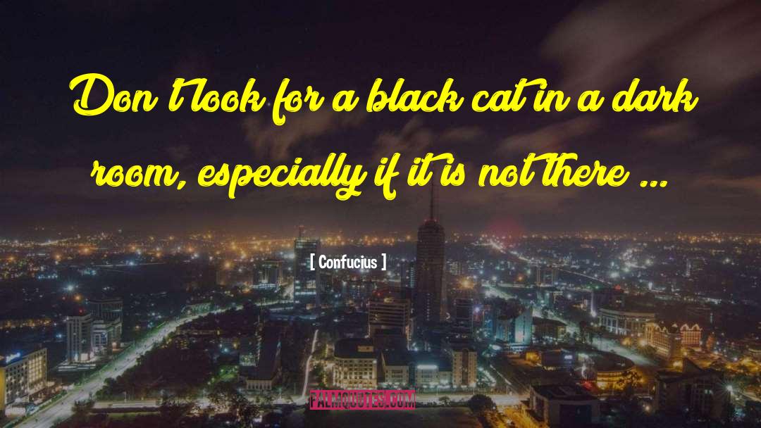 Black Cat quotes by Confucius