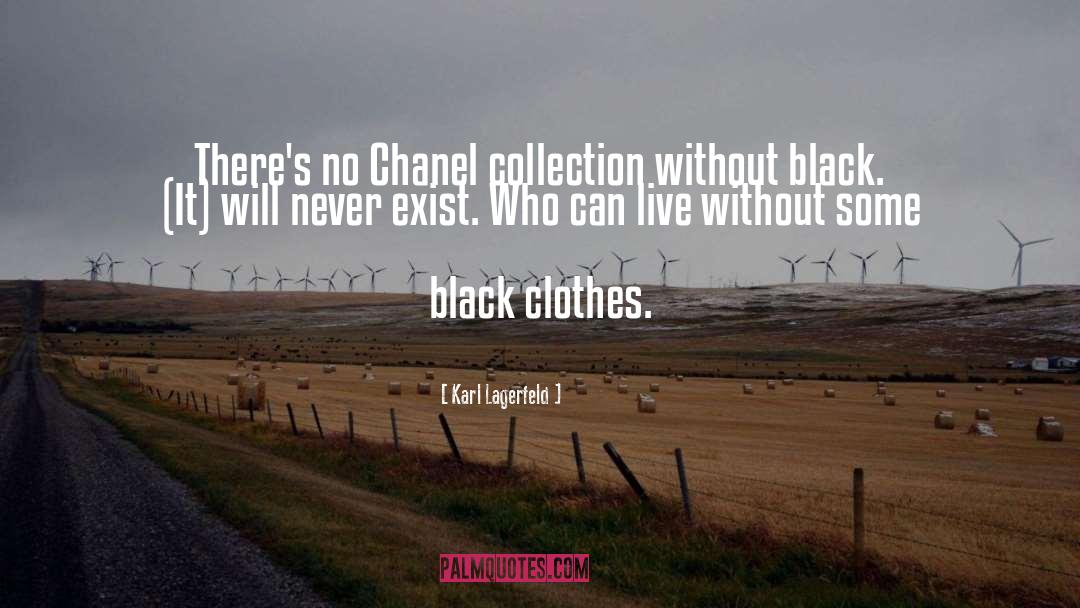 Black Clothes quotes by Karl Lagerfeld
