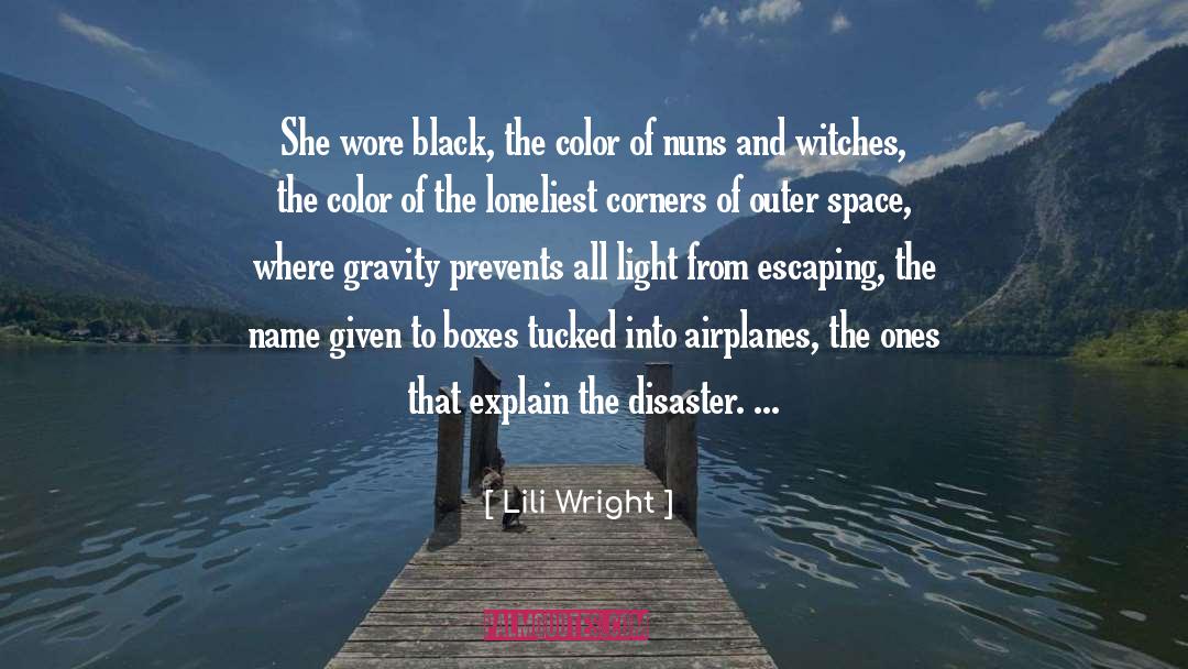 Black Color quotes by Lili Wright