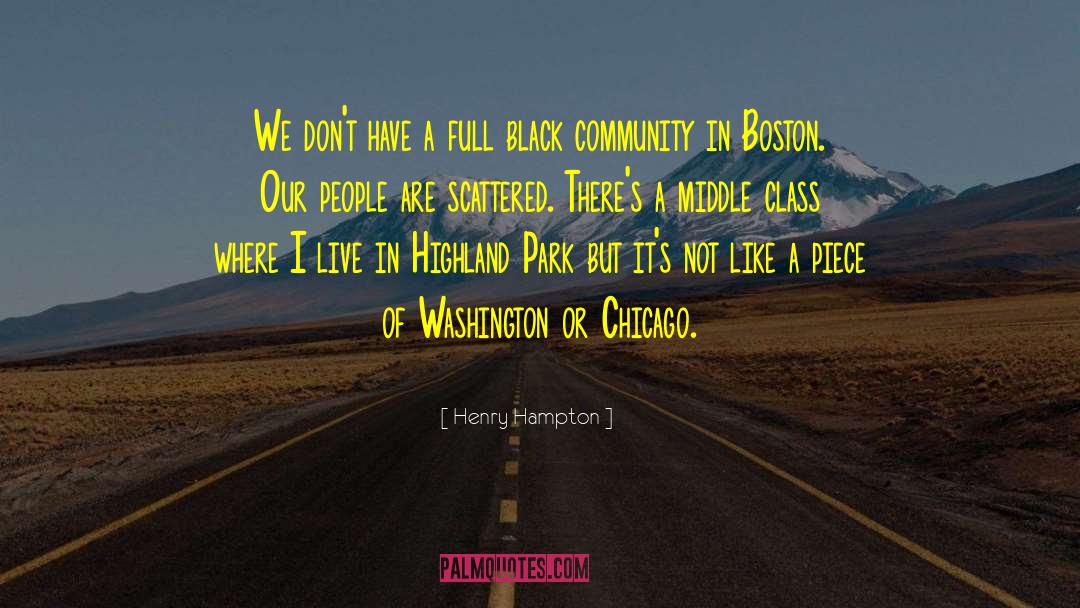 Black Community quotes by Henry Hampton
