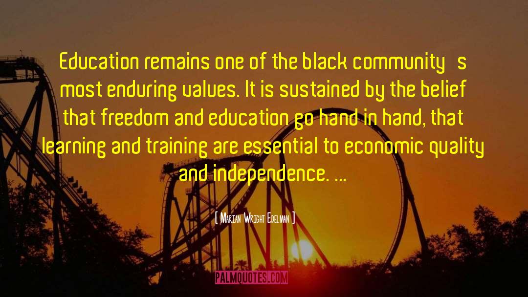 Black Community quotes by Marian Wright Edelman