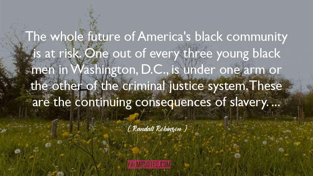 Black Community quotes by Randall Robinson