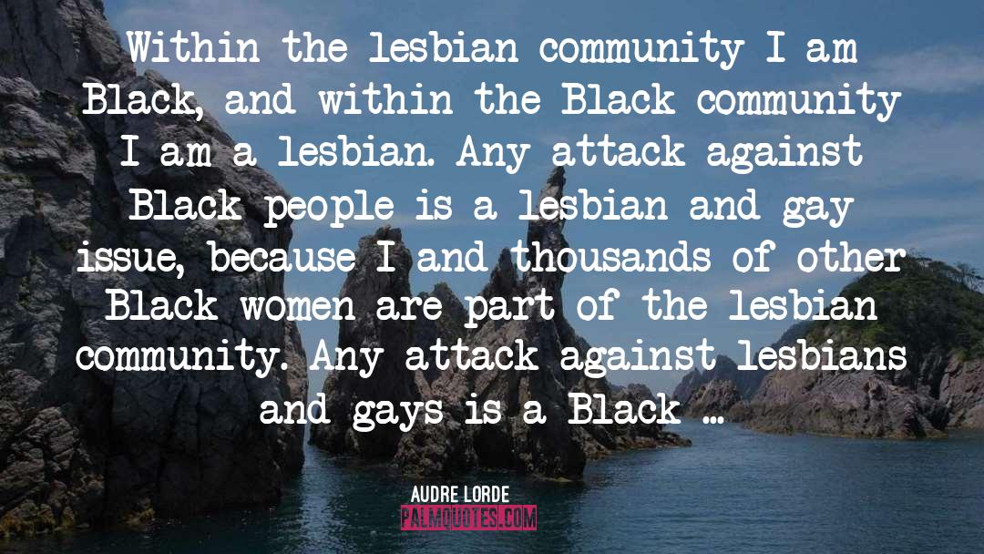 Black Community quotes by Audre Lorde