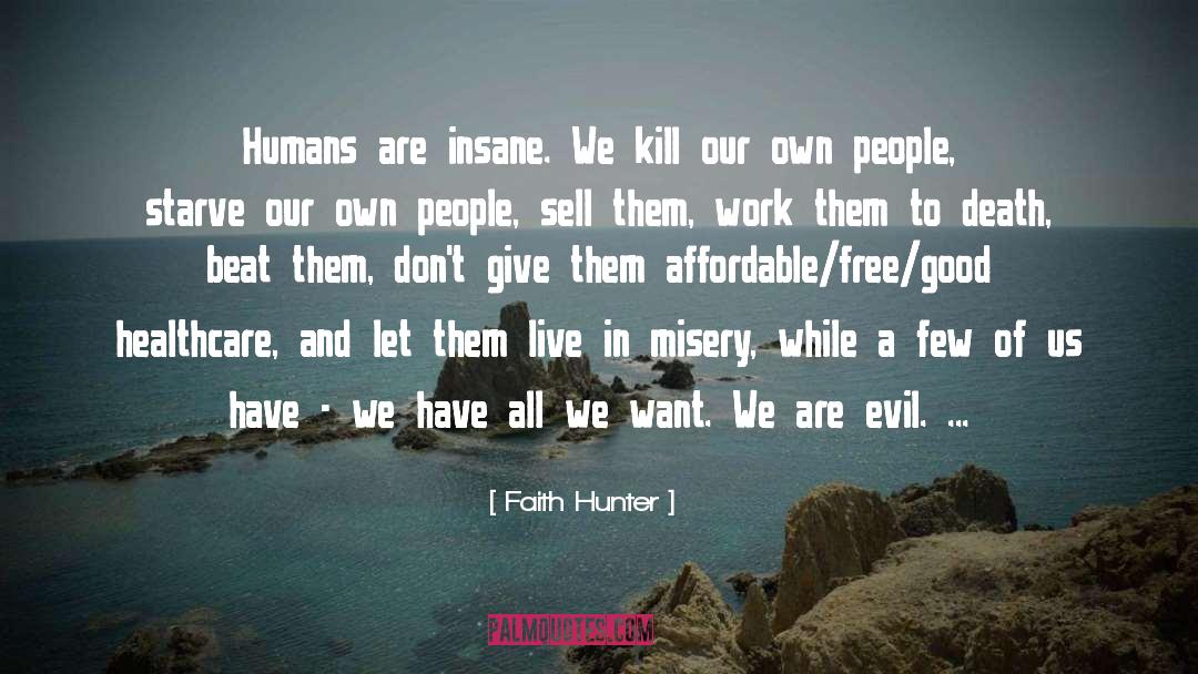 Black Death quotes by Faith Hunter