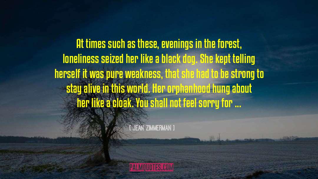 Black Dog quotes by Jean Zimmerman