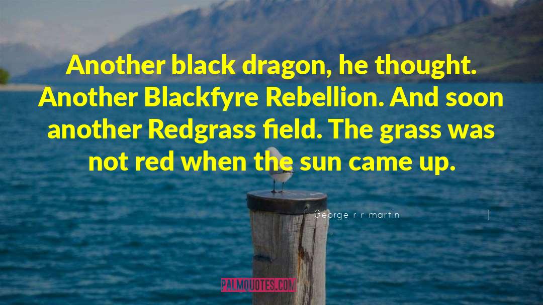 Black Dragon quotes by George R R Martin