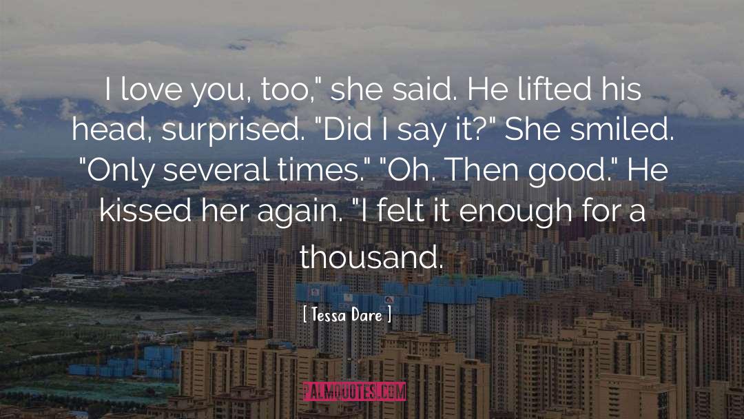 Black Enough quotes by Tessa Dare