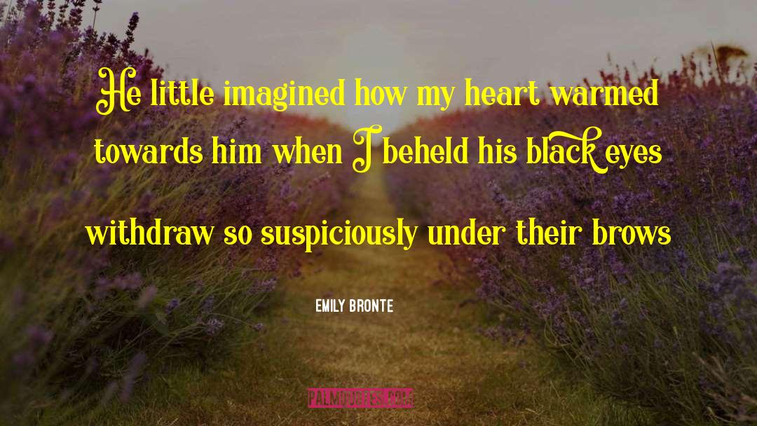 Black Eyes quotes by Emily Bronte