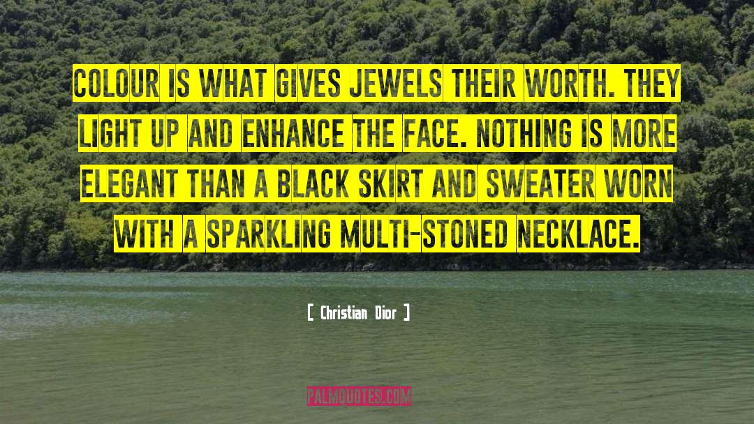 Black Face quotes by Christian Dior