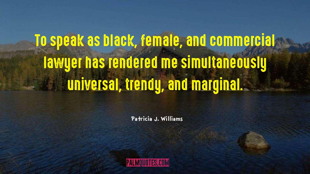 Black Female Protagonist quotes by Patricia J. Williams