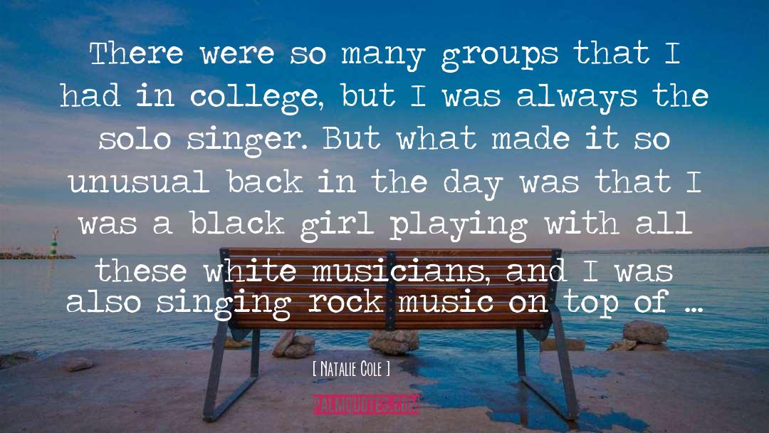 Black Girl quotes by Natalie Cole