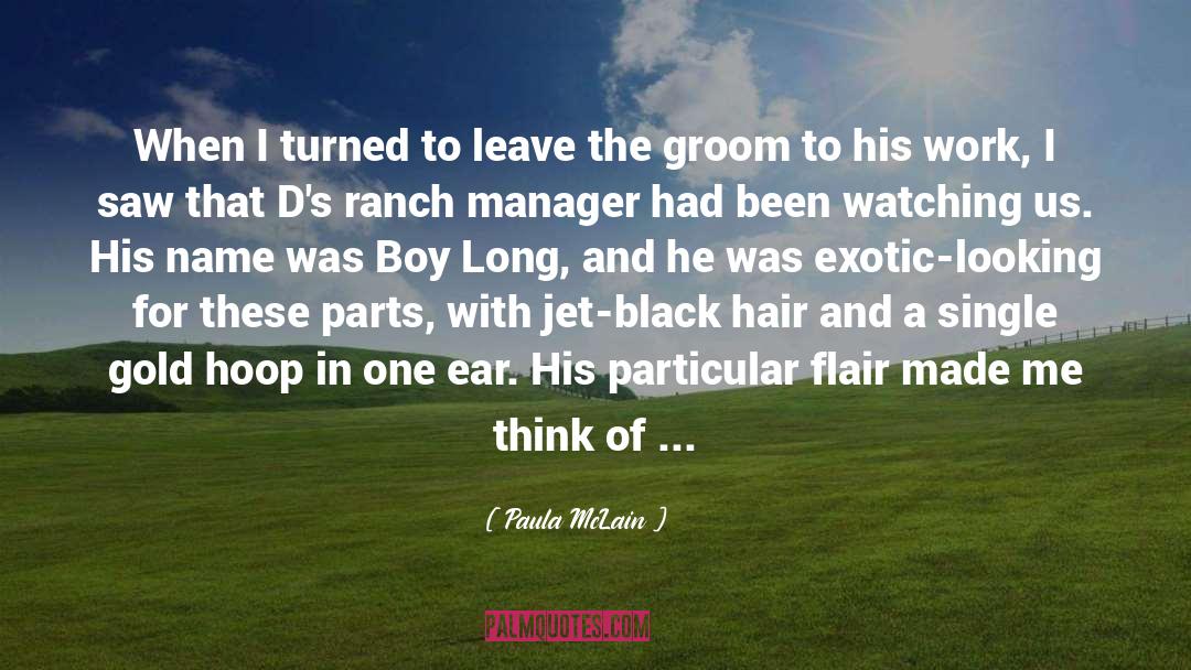 Black Hair quotes by Paula McLain