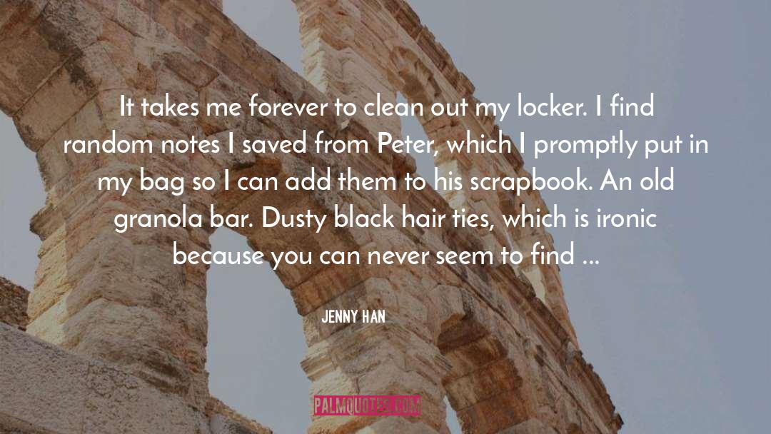 Black Hair quotes by Jenny Han